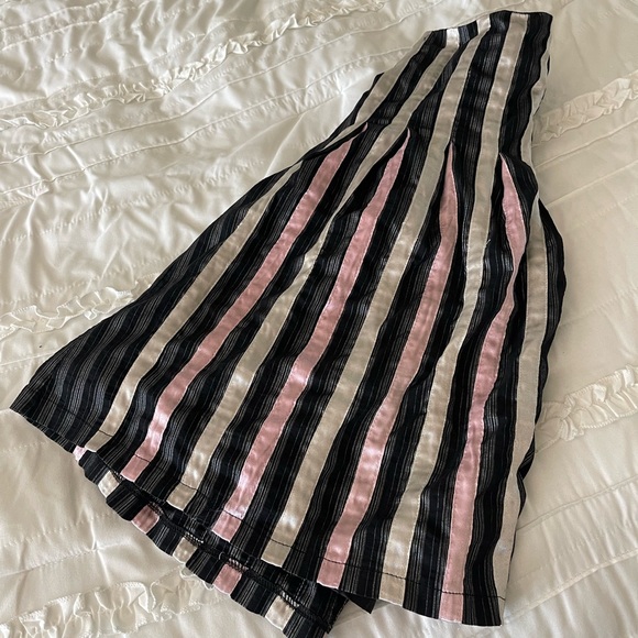 Y2K Vintage Metallic Ribbon High Rise Babydoll Skirt - Picture 3 of 11